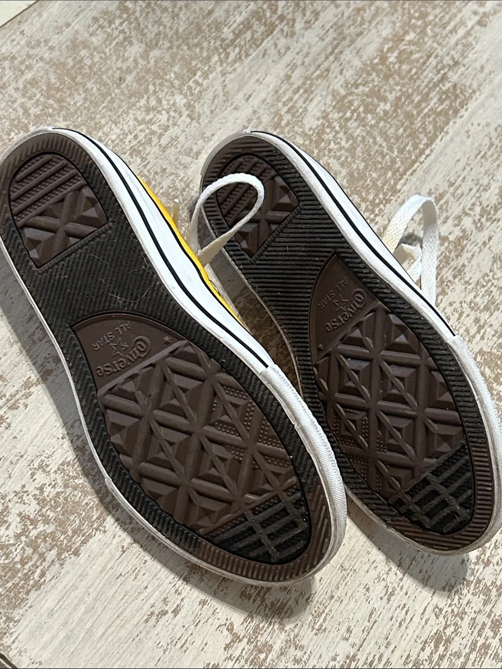 Converse Yellow Kids Canvas Low-Top Sneakers